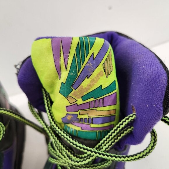 Vintage Venture Hi-Top Sneakers Purple Back to the Future Mens 7.5 - Picture 10 of 12